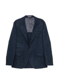 Brunello Cucinelli check-pattern single-breasted blazer