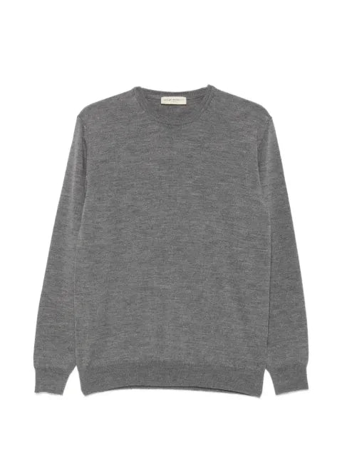 SERGIO MORETTI FIRENZE crew neck ribbed-trim sweater