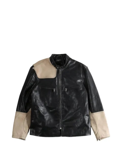 Enfants Riches Déprimés Nurse II panelled leather jacket