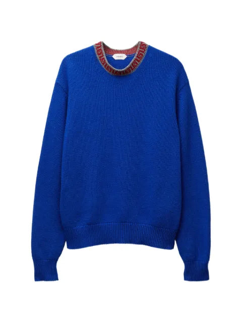 Versace wool & cashmere knit crewneck jumper