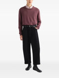 LEMAIRE crew-neck sweater in alpaca wool blend
