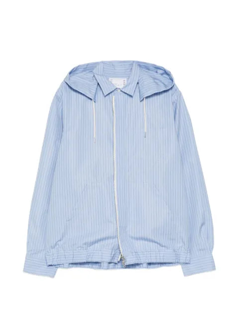 sacai striped jacket