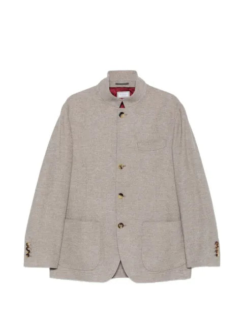 Brunello Cucinelli cashmere button-up jacket