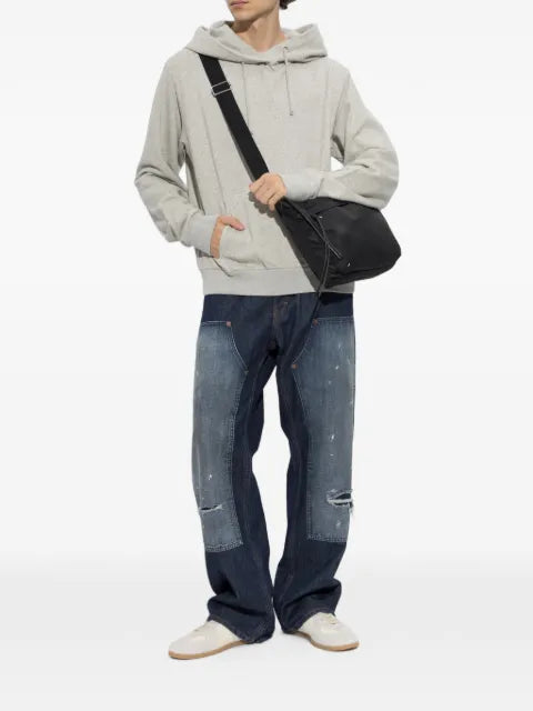 Maison Margiela bird-print drawstring hoodie