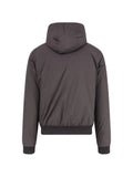 Moorer ribbed-trim hooded jacket