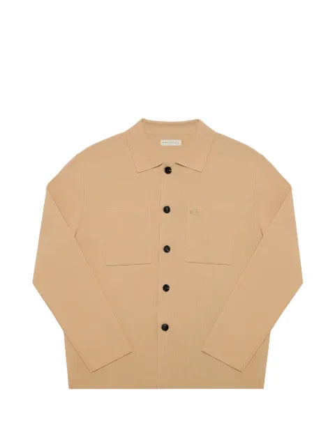 Domaine Des Artistes knitted patch-pocket shirt jacket