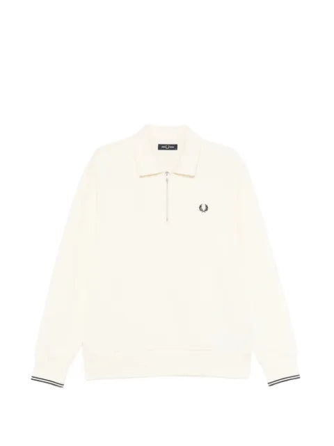 Fred Perry half-zip collared sweatshirt