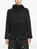 Thom Krom zip-up panelled hoodie