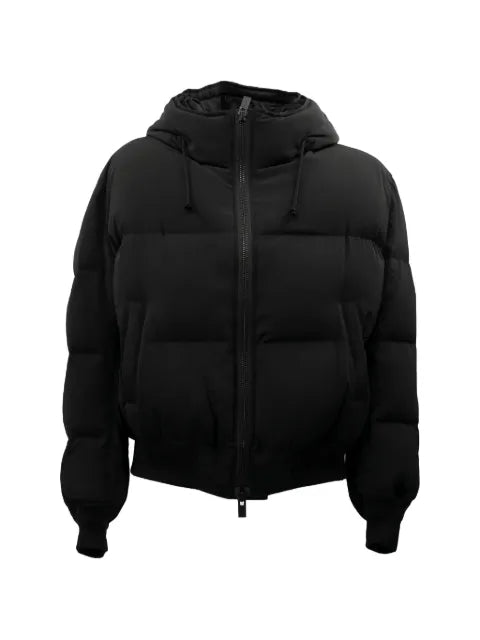 Yohji Yamamoto quilted hooded jacket