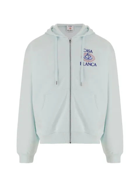 Casablanca Celestial Pyramid zip-up hoodie