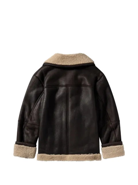 Simone Rocha double-breasted shearling jacket
