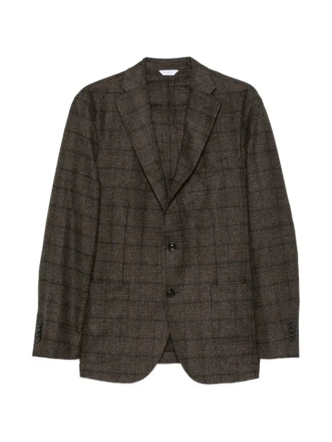 Boglioli check-pattern wool jacket
