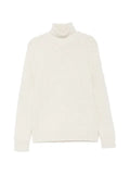 Eleventy diamond-pattern roll-neck sweater
