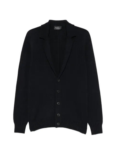AROVESCIO button-fastening notched-lapels cardigan