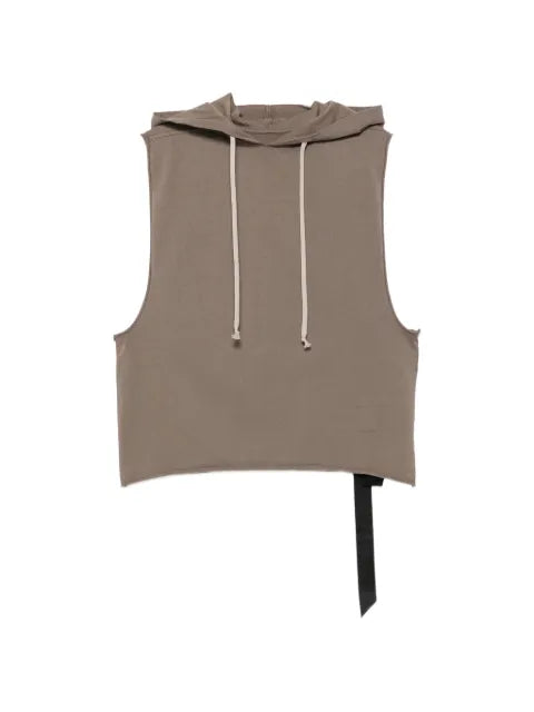 Rick Owens DRKSHDW sleeveless drawstring hoodie
