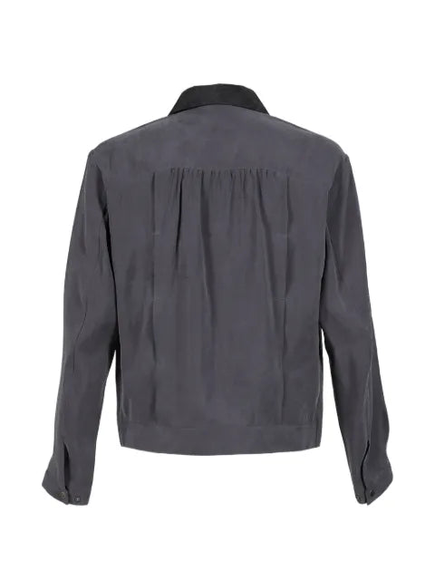 XLIM shirred zip-up jacket