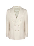 Eleventy double-breasted peak-lapel blazer