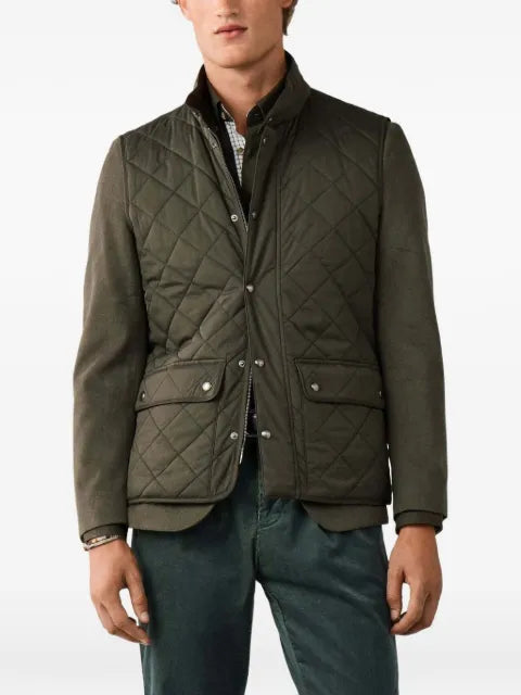 Hackett London Kinloch diamond-quilted gilet