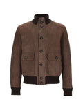 Al Duca D’Aosta 1902 suede leather jacket