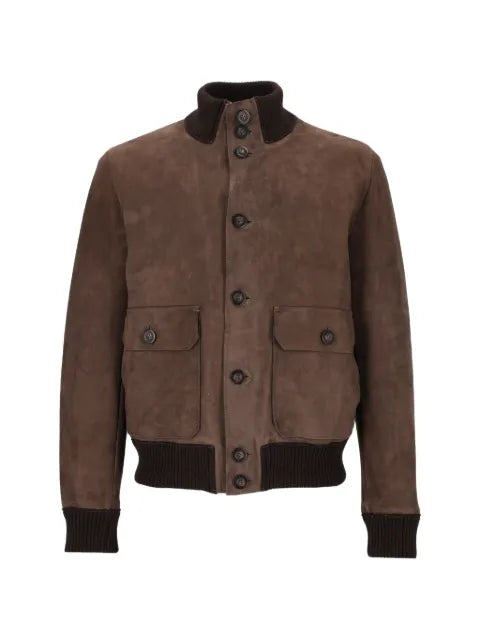 Al Duca D’Aosta 1902 suede leather jacket