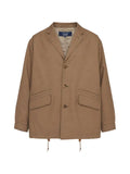 Comme des Garçons Homme drawstring-hem notch-lapels jacket