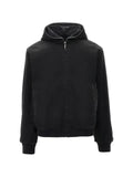 Gucci logo-embroidered hooded jacket
