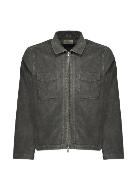 Officine Generale corduroy zip-up jacket
