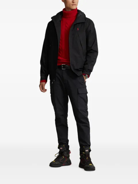 Polo Ralph Lauren logo-embroidered hooded jacket