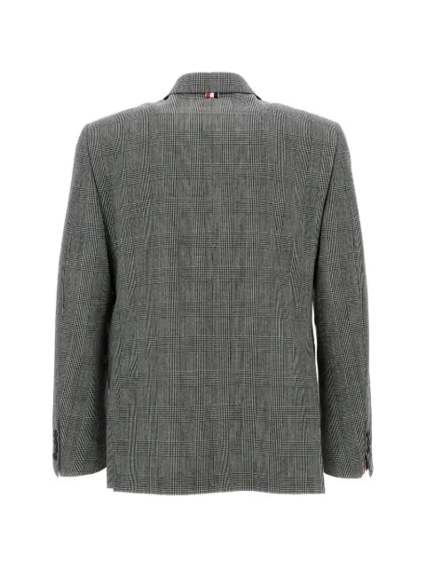 Thom Browne Prince of Wales-check double-breasted wool blazer
