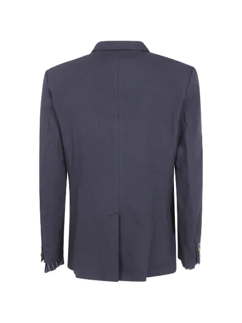 Junya Watanabe MAN herringbone-pattern single-breasted blazer