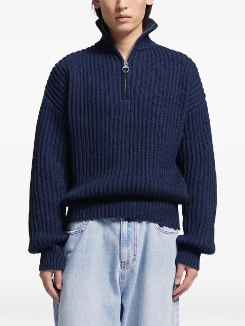 Bram’s Fruit half-zip ribbed sweater