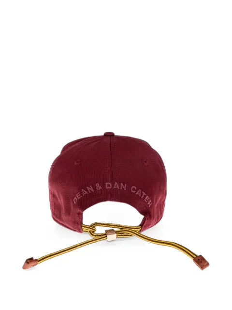 DSQUARED2 logo-plaque distressed baseball cap