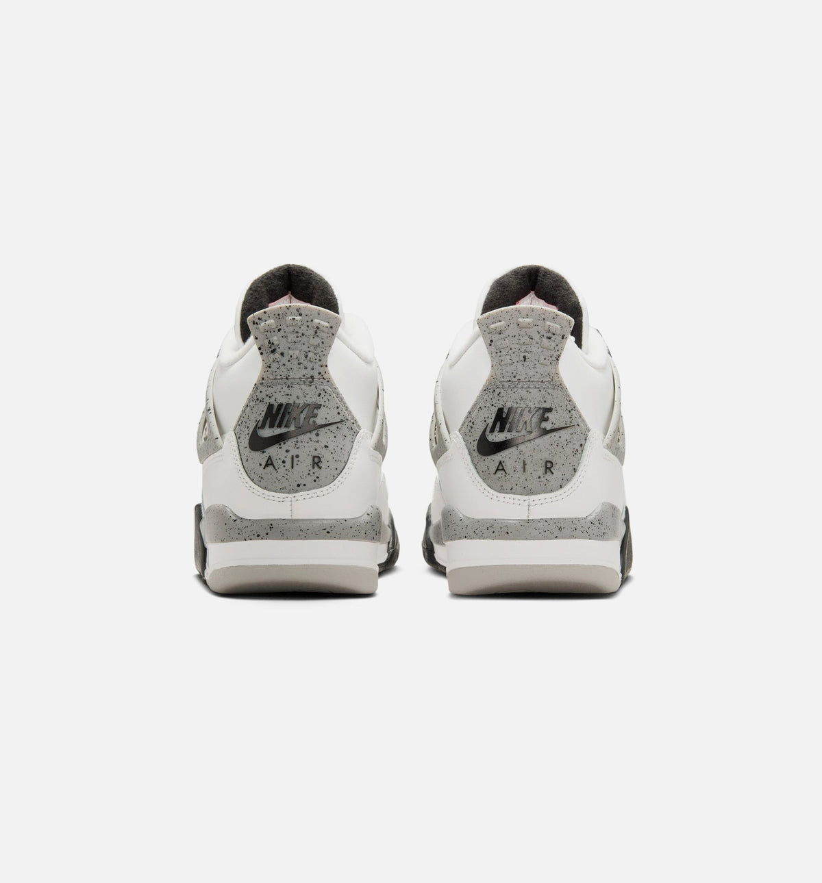 Air Jordan 4 Retro White Cement Grade School Lifestyle Shoe – Summit White/Fire Red/Cement Grey/Black
