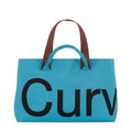 Curves Knit Tote (Cerulean)