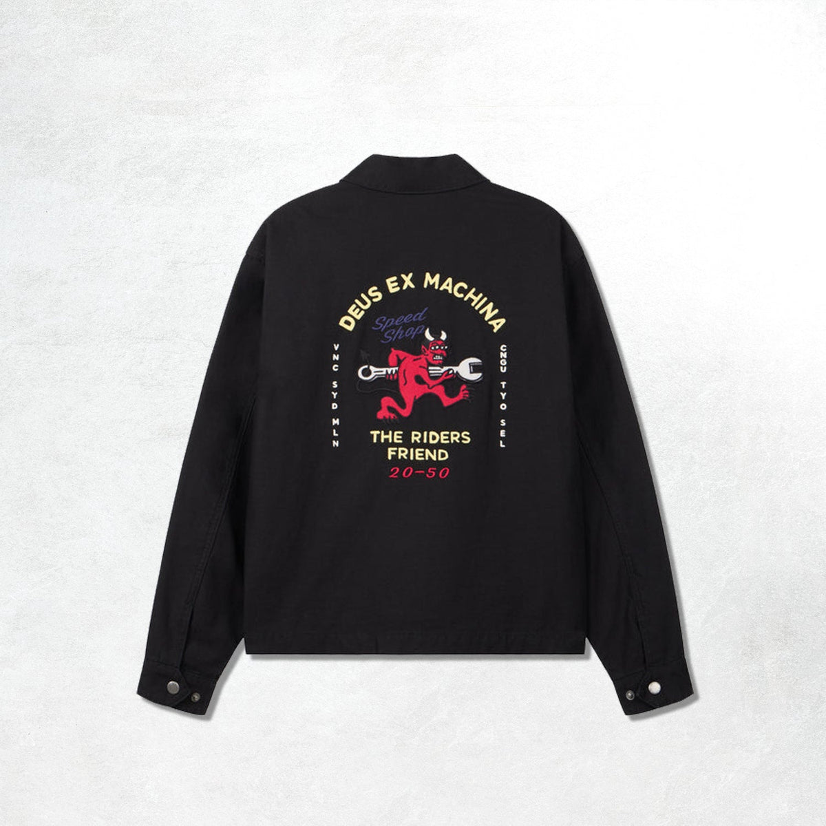Deus Dogleg Jacket: Black