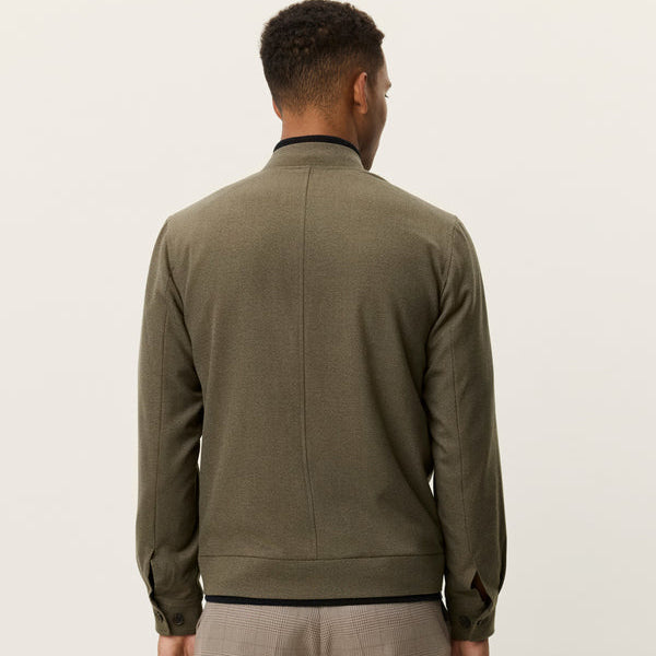 Les Deux Como Reg Bomber Jacket: Teak Brown