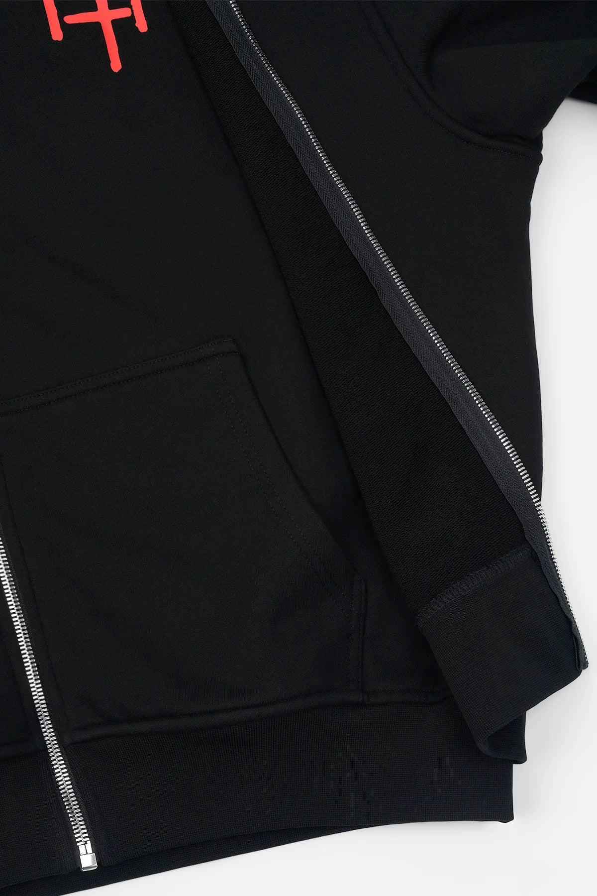 RTA Ren Layered Zip Planetary Hoodie