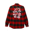 Anti Social Social Club Cherry Blossom Plaid Flannel Shirt