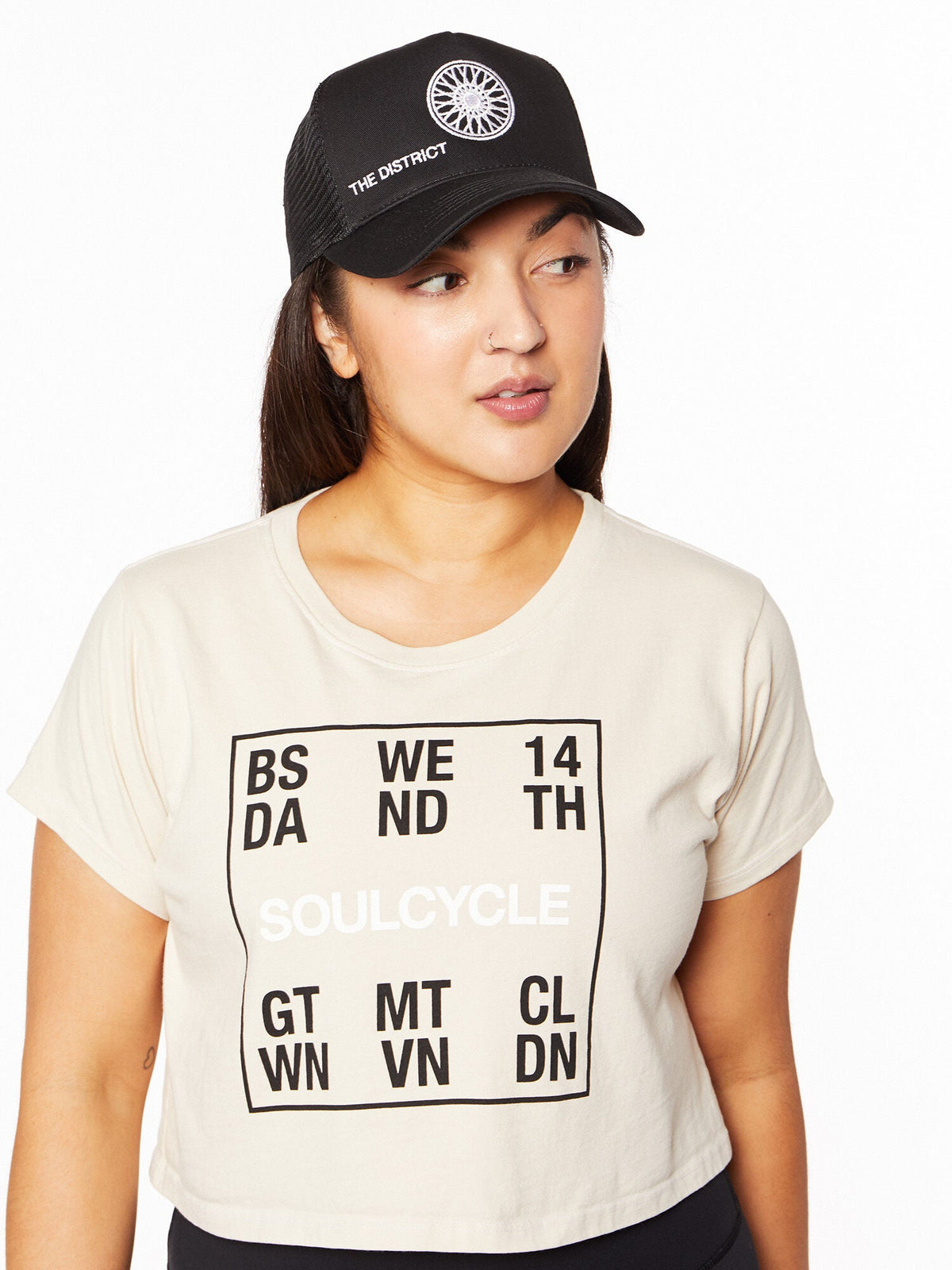 BLACK TRUCKER HAT DC