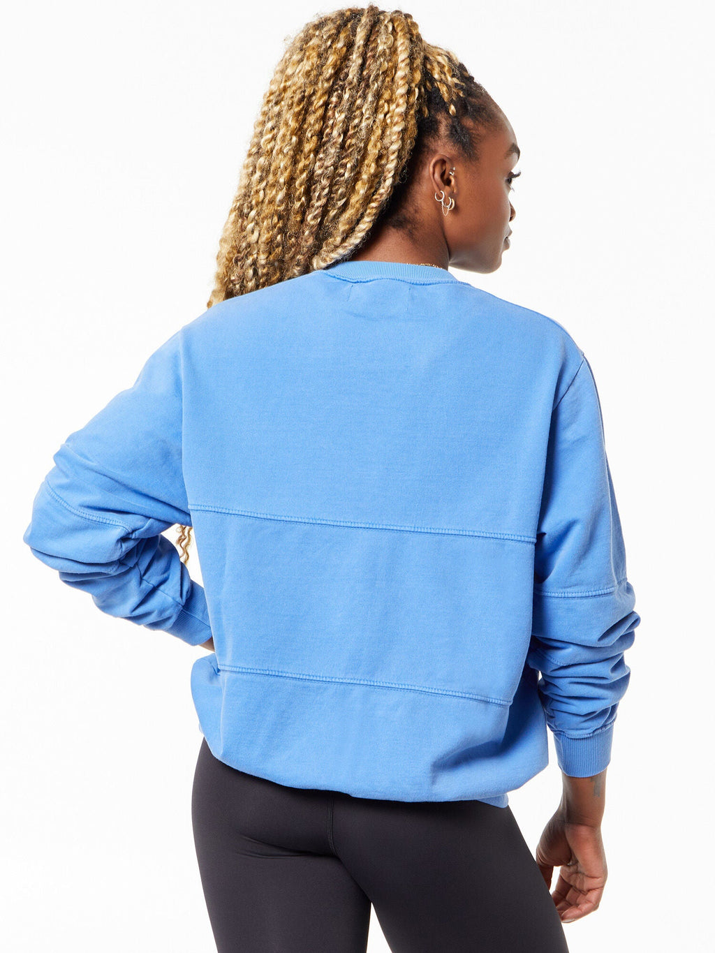 DEREK SWEATSHIRT CREST BLUE