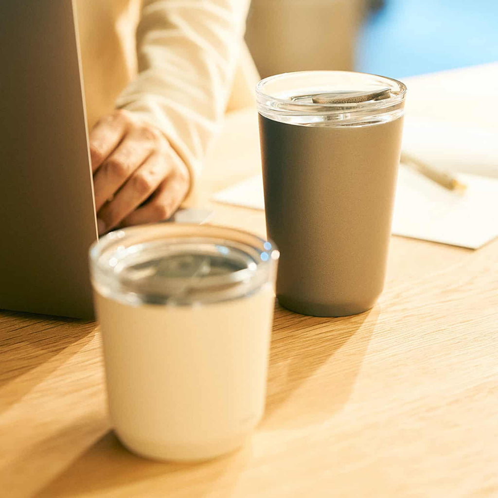 Kinto To Go Tumbler With Plug 240ml: White