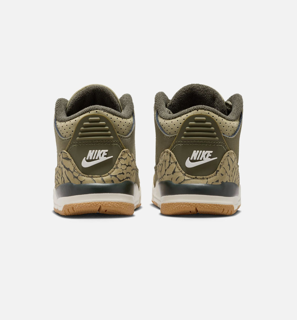 Air Jordan 3 Retro "Medium Olive" Infant/Toddler Shoe – Medium Olive/Sequoia/Neutral Olive/Sail