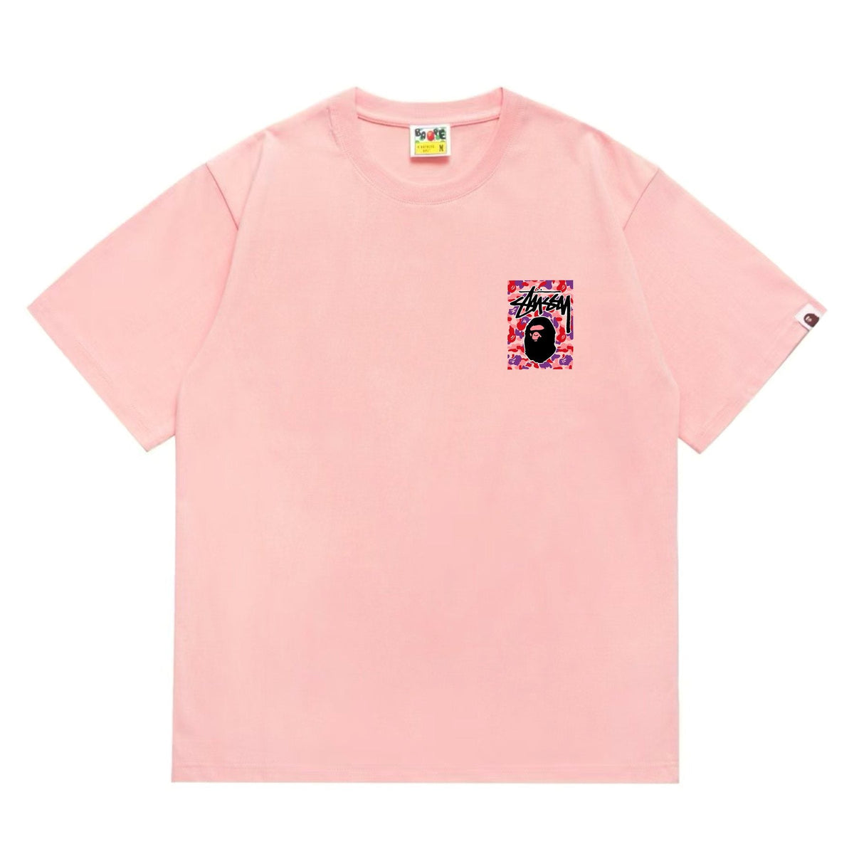 BAPE Warm Camo Black Ape Graphic T-Shirt