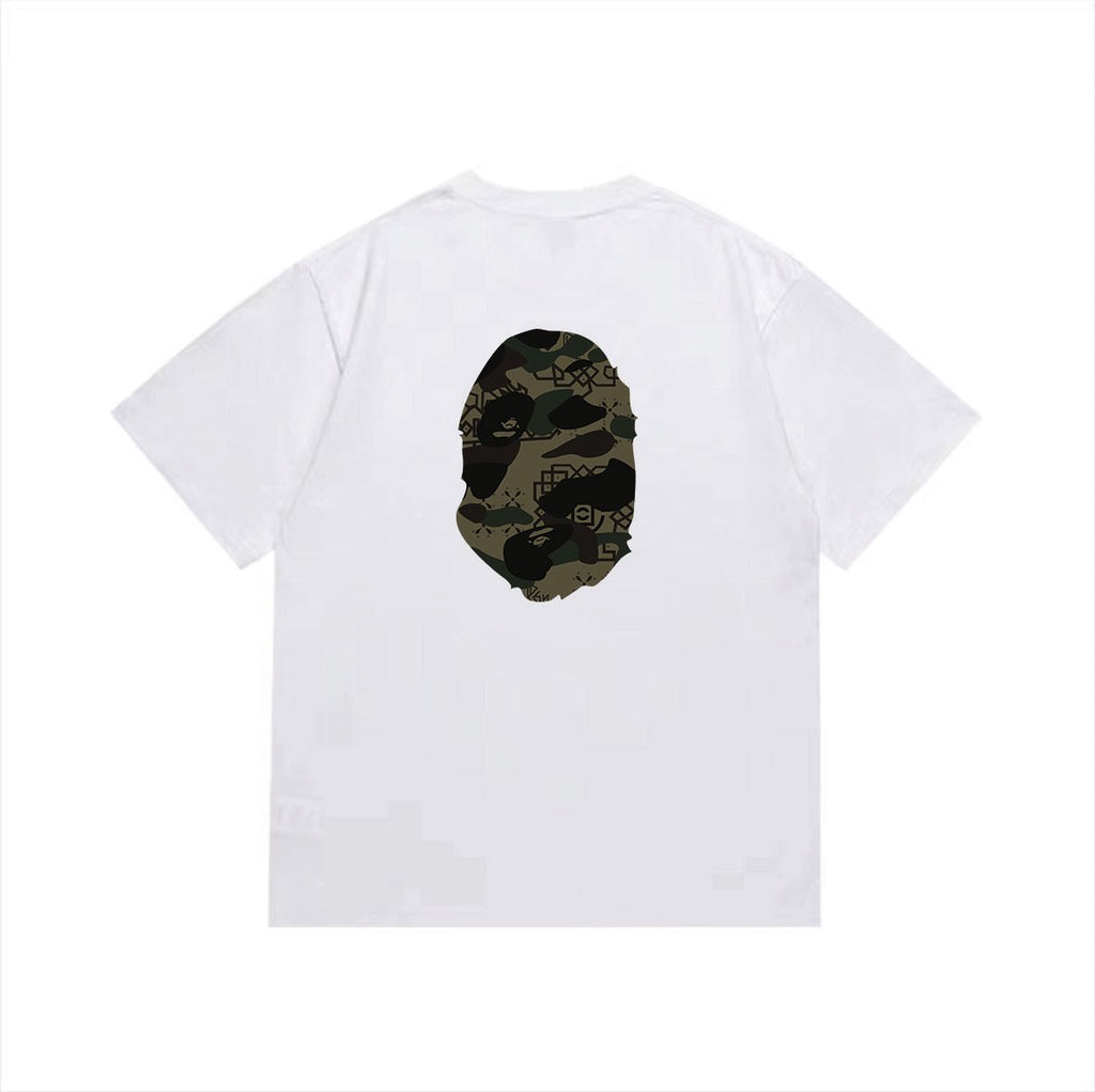 BAPE Green Camo Ape Head Graphic T-Shirt