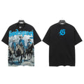 Godspeed Blue Horsemen Graphic T-Shirt