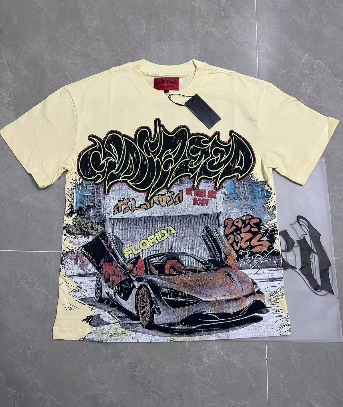 Godspeed Out of Many One Car Graphic T-Shirt