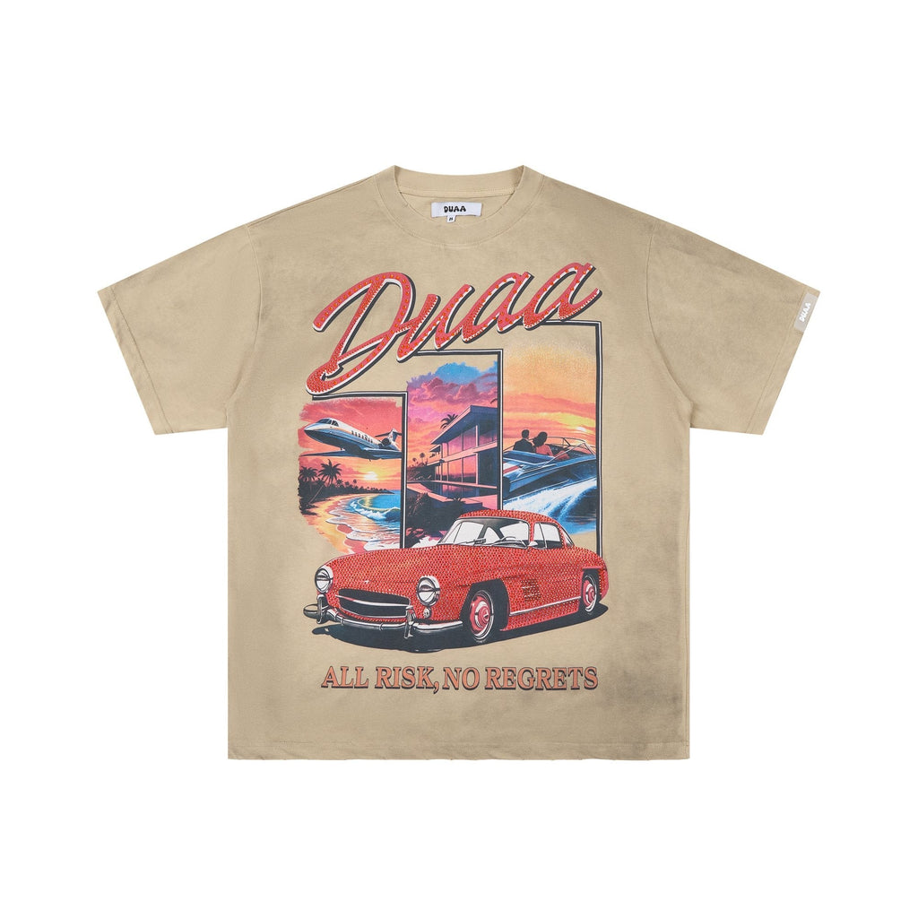 DUAA All Risk Car Graphic T-Shirt