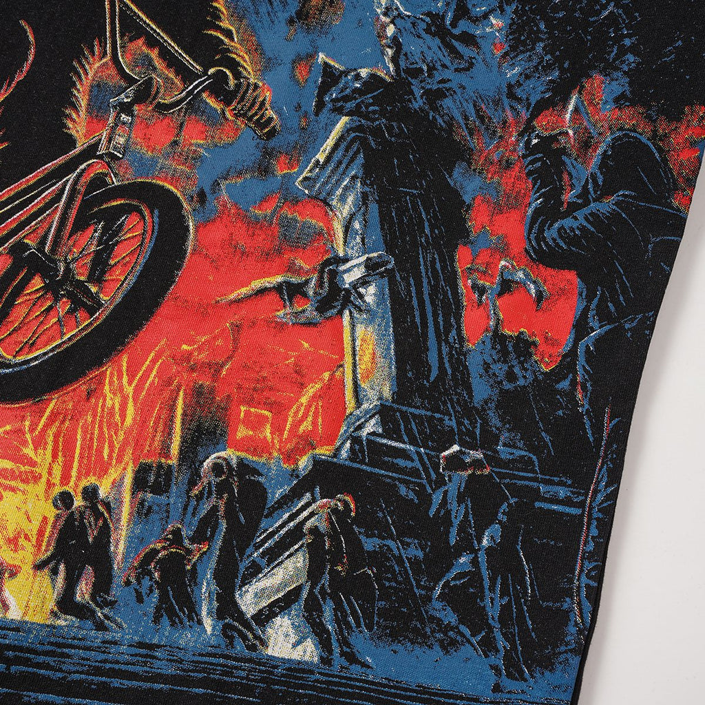 Godspeed Cyclist Graphic Distressed T-Shirt