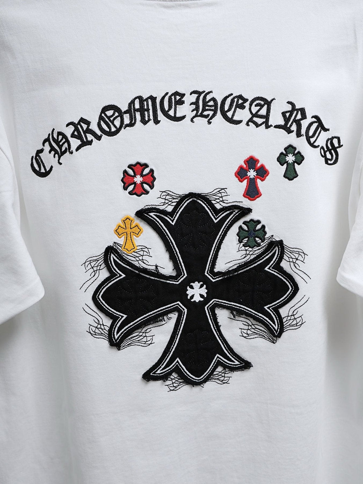 Chrome Hearts Cross Graphic Short-Sleeve T-Shirt