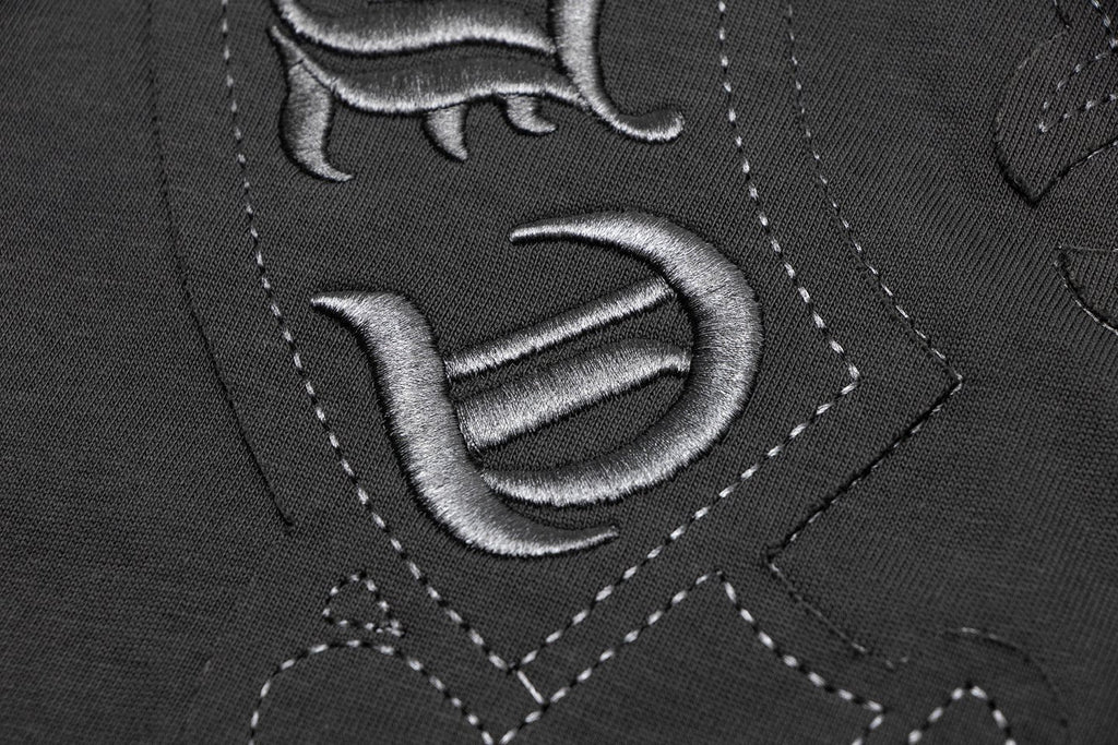 Chrome Hearts Horseshoe Floral Graphic T-Shirt